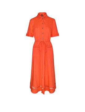 Marc Cain Midikleid rojo 34