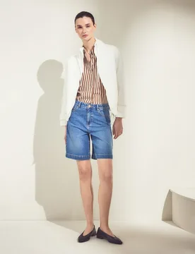 Short vaquero de mujer cinco bolsillos liso - Woman El Corte Inglés - FashionsVida