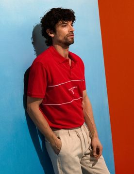 Sinsay - Polo in cotone - rosso