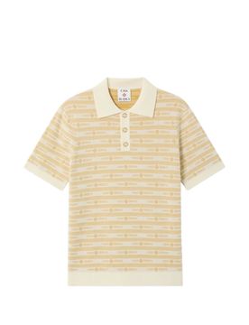 Men's Logo-Print Wool Polo Shirt