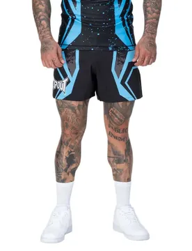 Short De Kick-boxing Et Muay Thai Willocs Black / Blue / White M