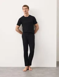 Premium Supima® Cotton Blend T-Shirt Vest Black male
