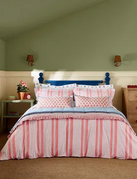 Pure Cotton Siesta To Fiesta Throw Blue - Joules - FashionsVida