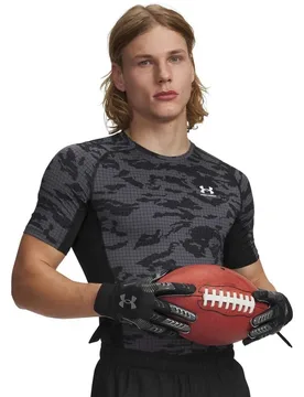 T-shirt à Manches Courtes Heatgear Printed Black M - Under armour - FashionsVida