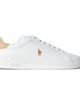 Ftw Sneaker Heritage Court Ii White / Bone EU 40 - Ralph Lauren - FashionsVida