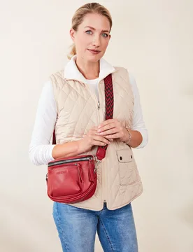 Tasche "Lucie" bordeaux - Amelie di Santi - FashionsVida