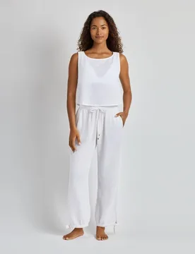 Pantalón y top de mujer 100% algodón - Lauren Ralph Lauren - FashionsVida