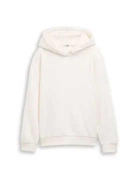 Felpa Con Cappuccio 105338 Gardenia White 176 cm - Tom tailor - FashionsVida