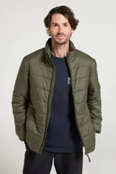 Mountain Essentials Mens Lightweight Padded Jacket - Green - Green - Size: XS