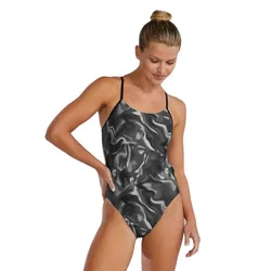 Wave Rider Durafast Cutoutfit Swimsuit Titanium 36 Women