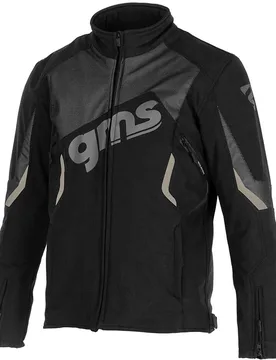 Giacca Moto SOFTSHELL ARROW Nero Grigio taglia 2XL - gms - FashionsVida