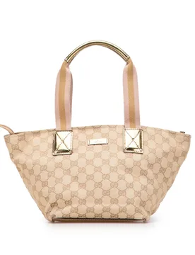 GG Canvas Web Tote - Gucci - FashionsVida