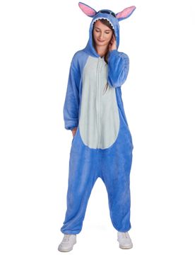 Alienkostüm für Damen blau - female