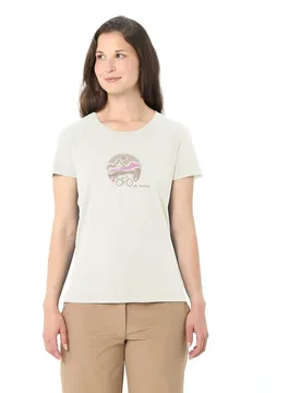 Maglietta A Maniche Corte Cyclist V Offwhite - Vaude Bike - FashionsVida
