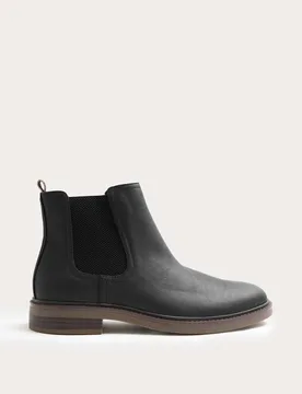 Pull-On Chelsea Boots Black male - M&S - FashionsVida
