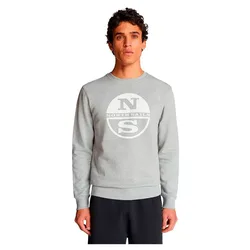 Felpa 691001 Graphic Grey Melange XL