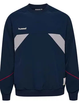 Felpa World 26 Crew Tech Dark Sapphire S - Hummel - FashionsVida