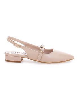 Décolleté da donna nude con cinturino slingback 3888 37
