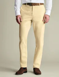 Ultimate Non Iron Slim Fit Chinos Lemon male