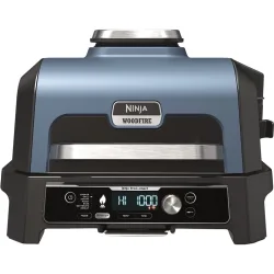 Barbacoa eléctrica de exterior con ahumador + freidora de aire OG901EU Woodfire Pro connect xl