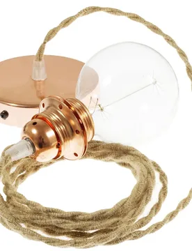 Cables Lampe Suspendue Pendel Pour Abat-jour Tn06 Diy 50 Cm Beige / Copper One Size - Creative - FashionsVida