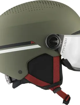 Zupo Visor Q-Lite Kinder Helm, grün 51-55