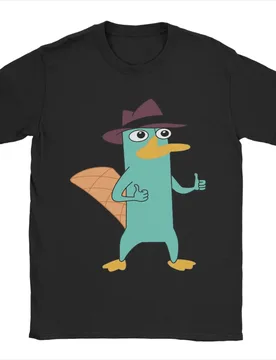 Men Agent Perry the Platypus T Shirts Cotton Clothes Funny Short Sleeve Round Collar Tee Shirt 4XL 5XL T-Shirt - Aliexpress - FashionsVida