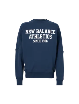 Felpa Uomo New Balance MT51521_BLU - New Balance - FashionsVida