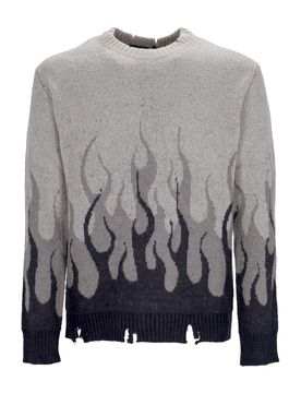Maglione Uomo Double Flames L/s Jumper London Fog