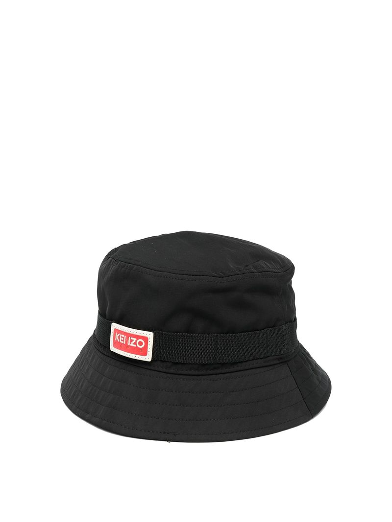 Cappello da pescatore con logo stampato