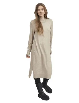 Vestito A Maniche Lunghe Ril Crew Natural Melange M