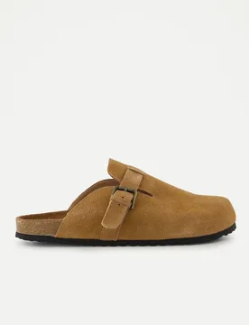 Zueco mujer piel hebilla - Green Coast - FashionsVida