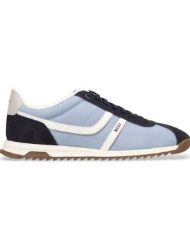 Para hombre. 50562818 Zapatillas Zayn (40), Piel, Azul, Plano, Cordones, Casual