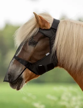 Fliegenmaske FLY GUARD FREE PLUS schwarz SH - Busse - FashionsVida