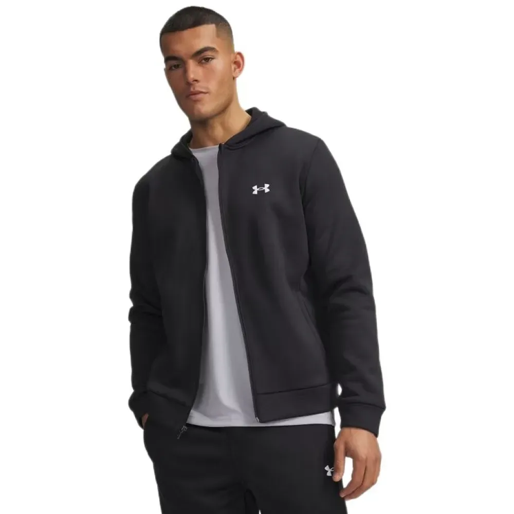 Sweat-shirt à Zip Armour Fleece Black / White L - Under armour - FashionsVida
