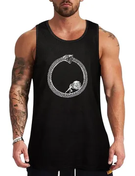 Sisyphus in an Ouroboros snake - Unisex Philosophy T-Shirt For Existentialists Tank Top Sleeveless T-shirt - Aliexpress - FashionsVida