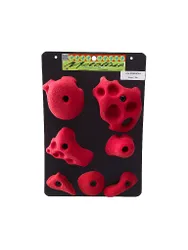 Agarres de escalada All American Super 7 rojo
