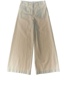 E.L.S.Y. Jeans a palazzo BEIGE 40
