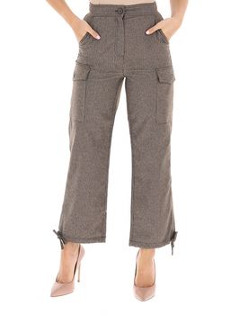 Pantalone cargo MARRONE 44