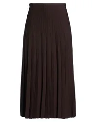 Midi-Rock Damen Dunkelbraun M Damen