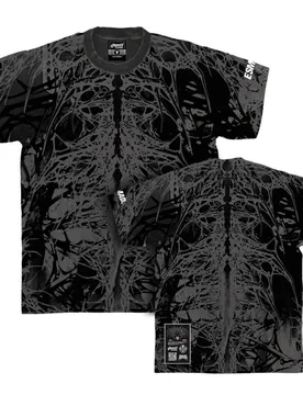 T-Shirt - Deathwood Heavy Oversized Fit - S bis 3XL - für Männer - Größe XL - schwarz/grau - Männer - male - Stay Cold Apparel - FashionsVida