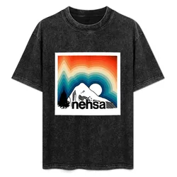 NEHSA Retro T-Shirt Dry Fit Athletic Short Sleeve Shirt