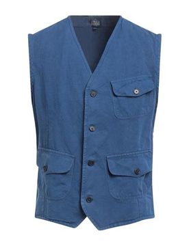 Couture-Weste Herren Blau M Herren