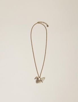 Collier avec charms et perle