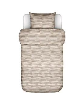 Marc O' Polo Satin Bettwäsche SVALI 70x90 / 140x200cm Oatmeal camel baby - Marc O'Polo - FashionsVida