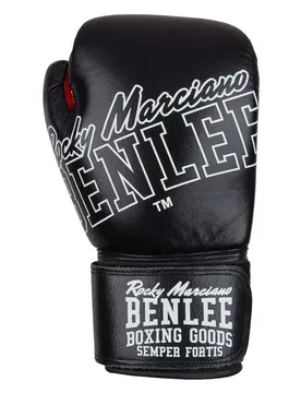 Gants De Boxe En Cuir Rockland Black / White 8 oz