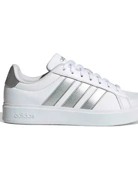 Baskets Streettalk Ftwr White / Silver Metallic / Ftwr White EU 38 2/3 - Adidas - FashionsVida