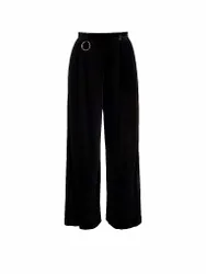 Pantaloni di velluto nero 36