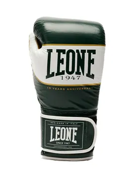 Gants De Boxe En Cuir Synthétique Shock X Green 12 oz