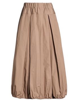 Midi-Rock Damen Khaki 34 Damen